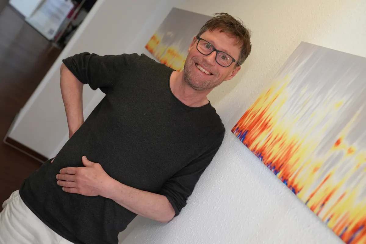 Behandlungsliege in einem der Behandlungsräume